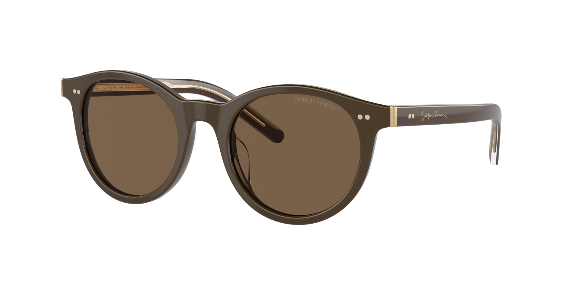 Giorgio Armani Femme Sunglass AR8199U - Couleur du Monture Brun Couleur de Lentille Marron fonc 184 €