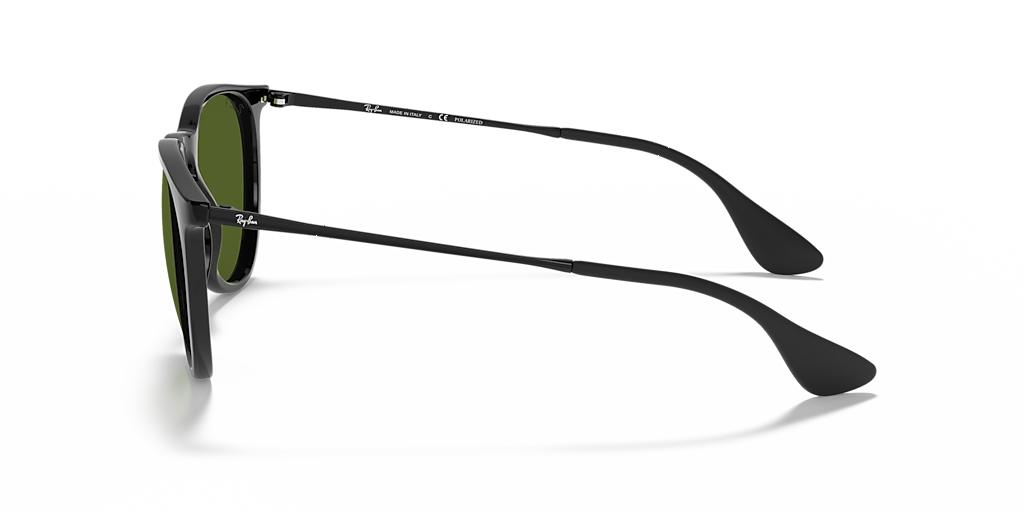 Ray-Ban ERIKA CLASSIC 偏光 アジアンフィット ユニセックス Ray-Ban Erika Classic M (54 - 18) with Green lenses and Black