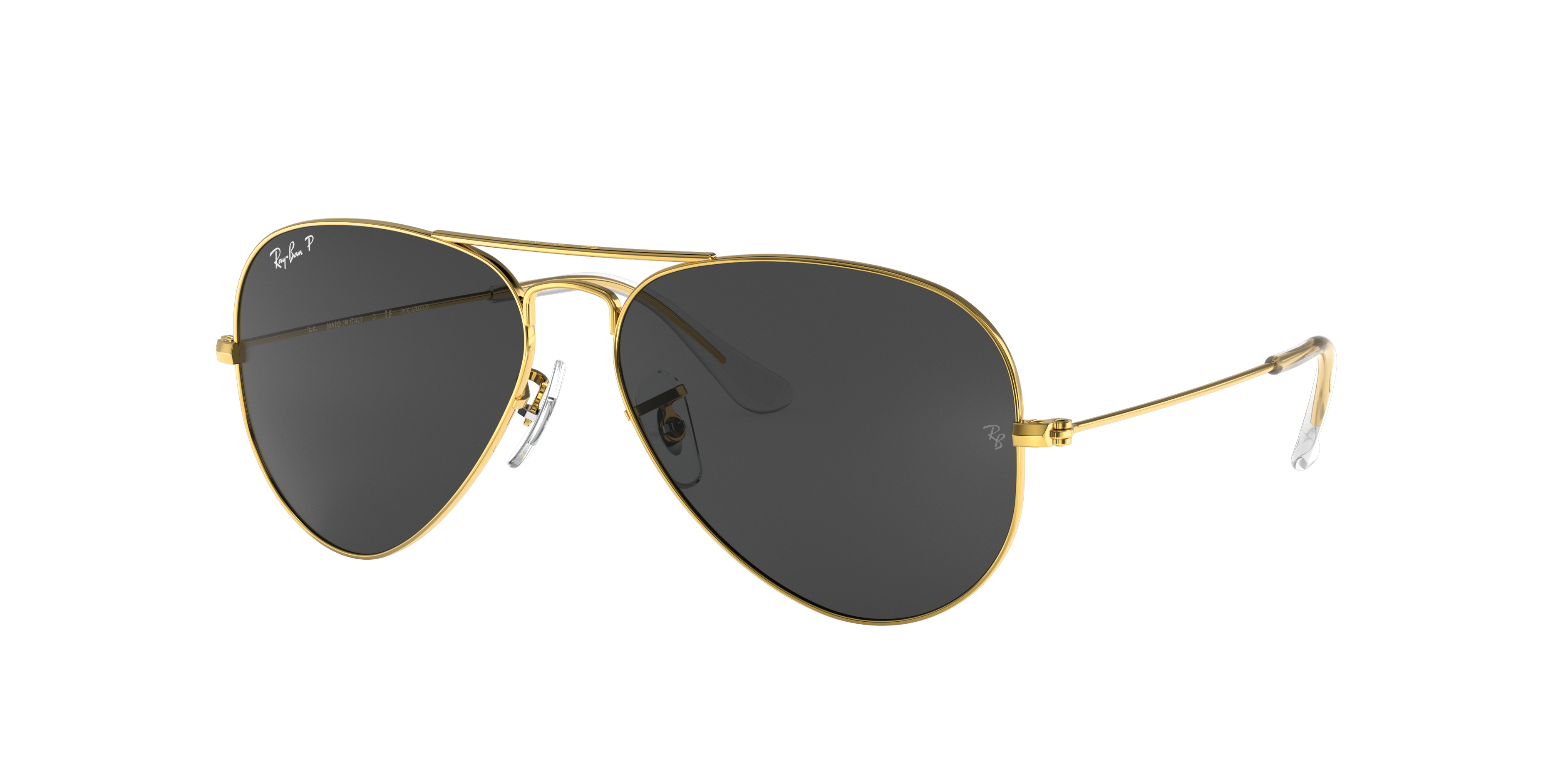 Ray-Ban Aviator Classic XL (58 - 14) with Black lenses and Gold