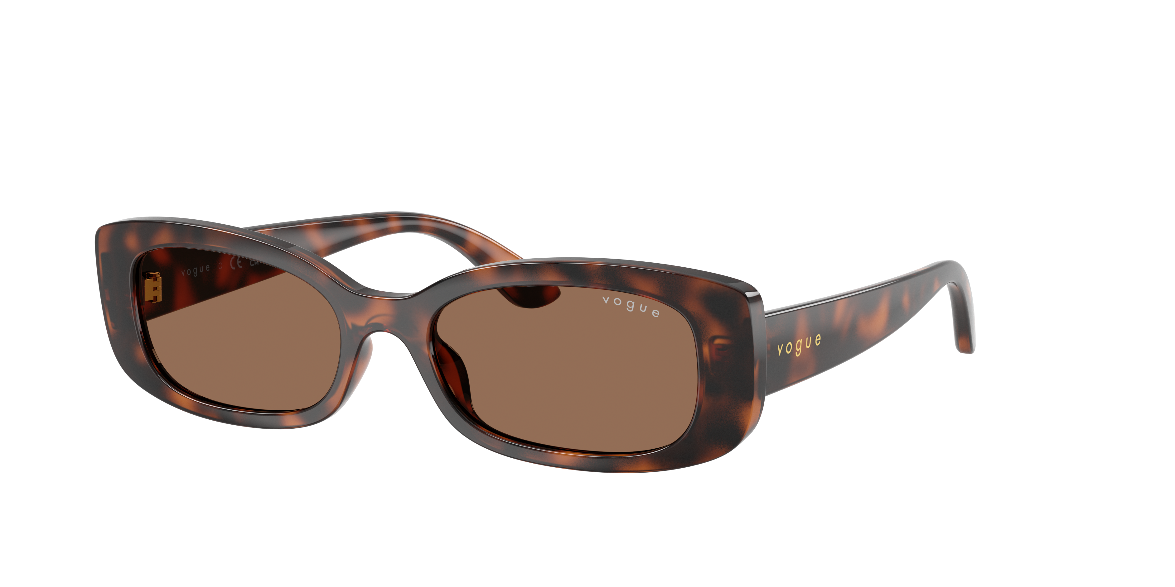 Vogue Eyewear Unisex Sunglass VJ2031 -  Frame color: Total Dark Havana, Lens color: Dark Brown