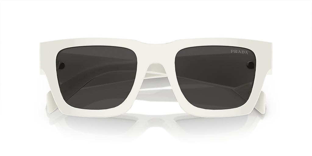 Prada PR A06S M (50 - 21) with Grey lenses and White frame