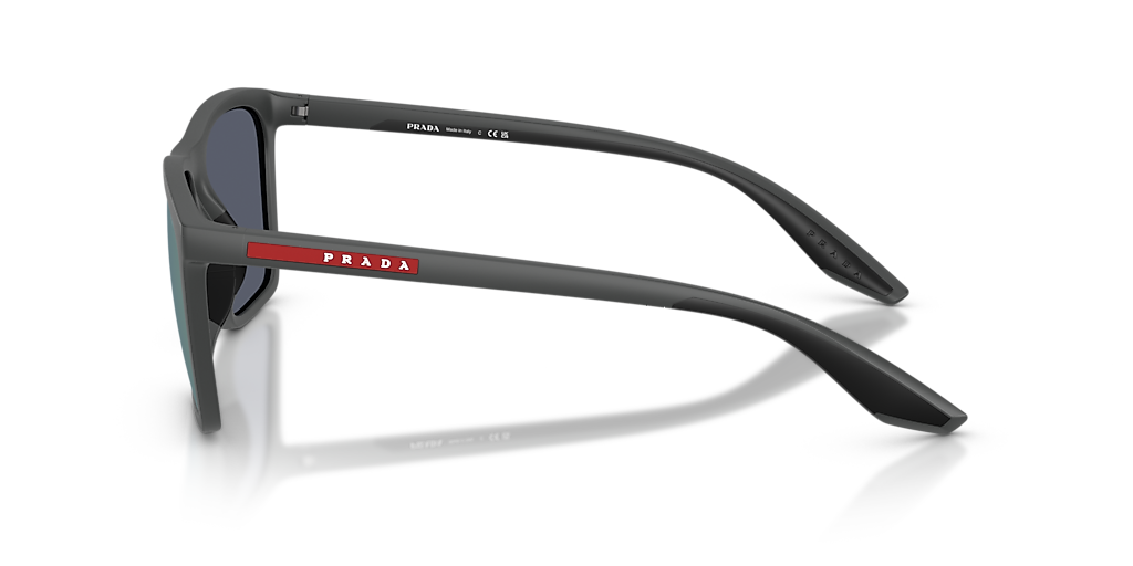 Prada Linea Rossa PS B08S XXL (56 - 19) with Blue lenses and Grey