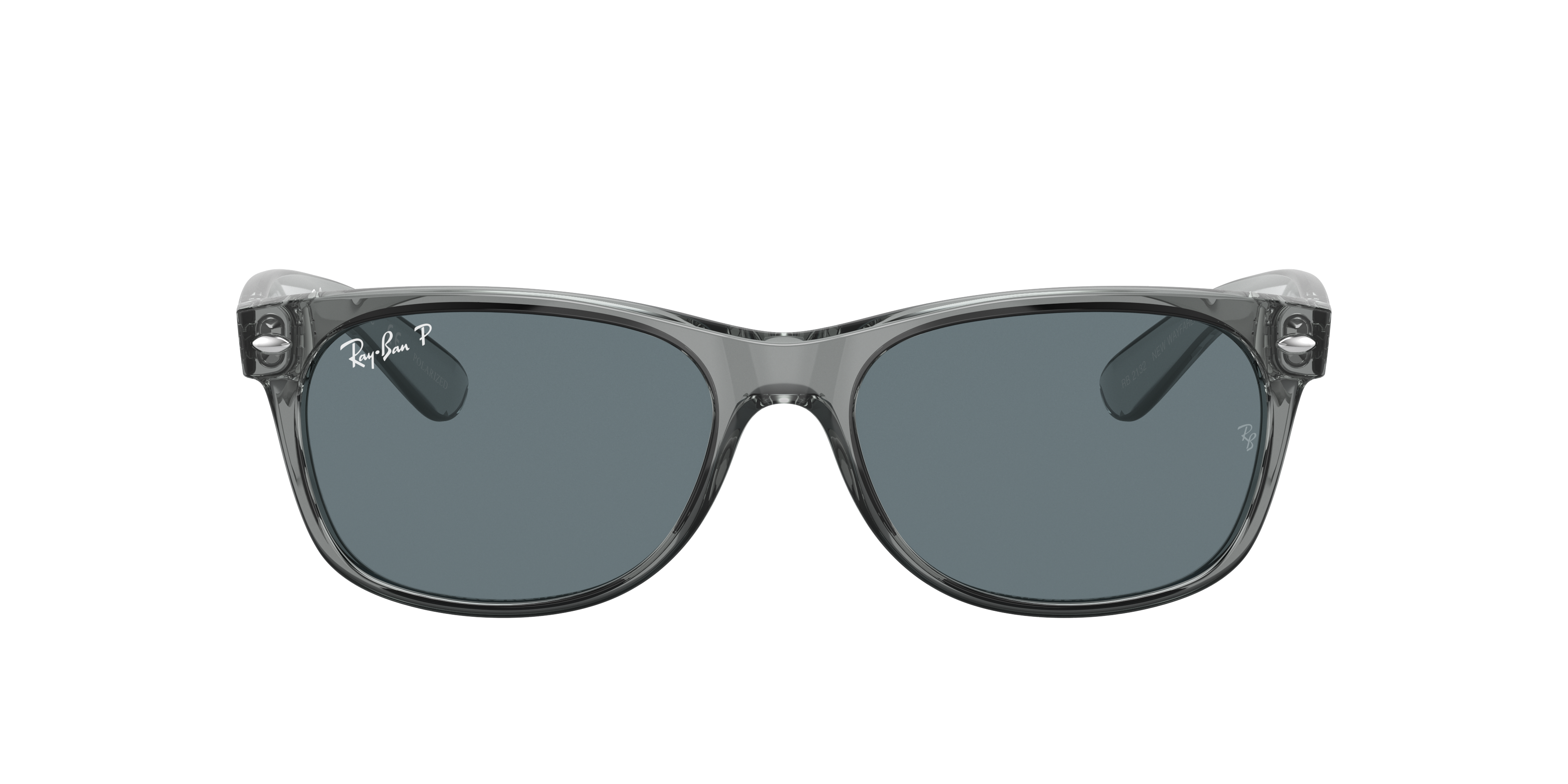 Ray-Ban New Wayfarer Classic M (55 - 18) with Blue lenses and Grey