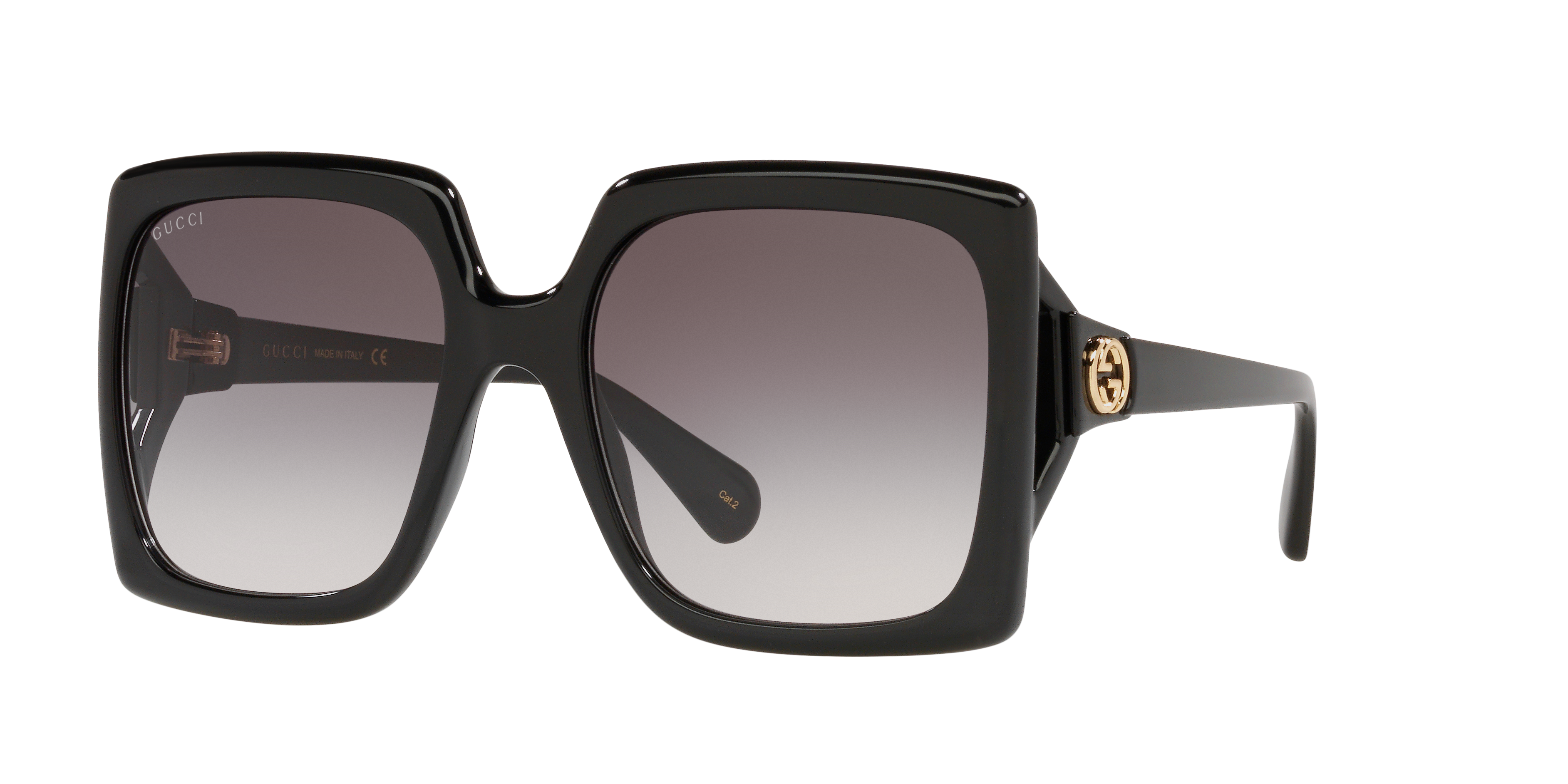 Gucci GG0876S XL (60 - 20) with Grey lenses and Black frame
