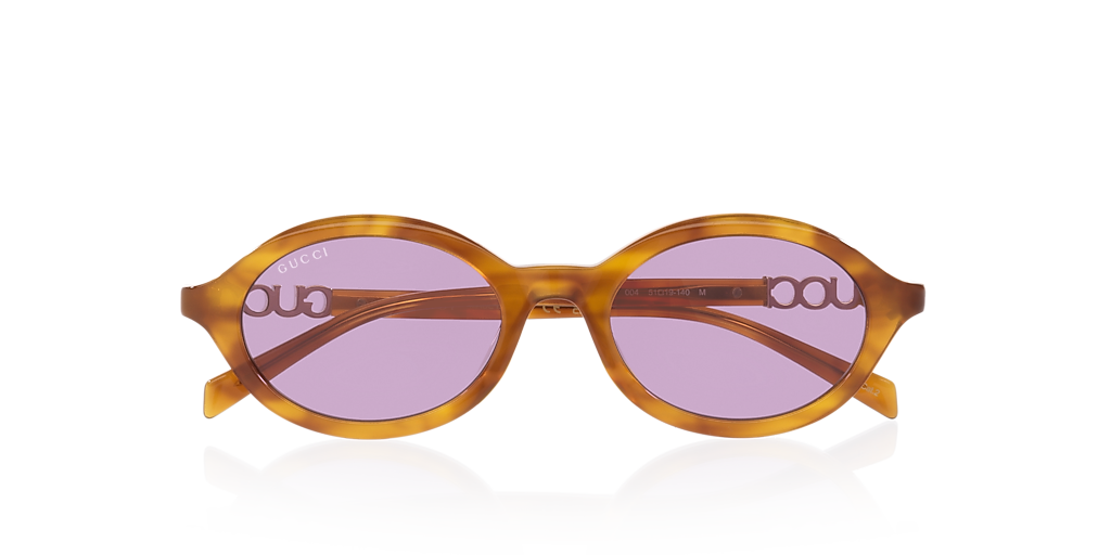 【COLOR】GUCCI Gucci Gg2153S XS (51 - 19) with Violet lenses and Tortoise frame