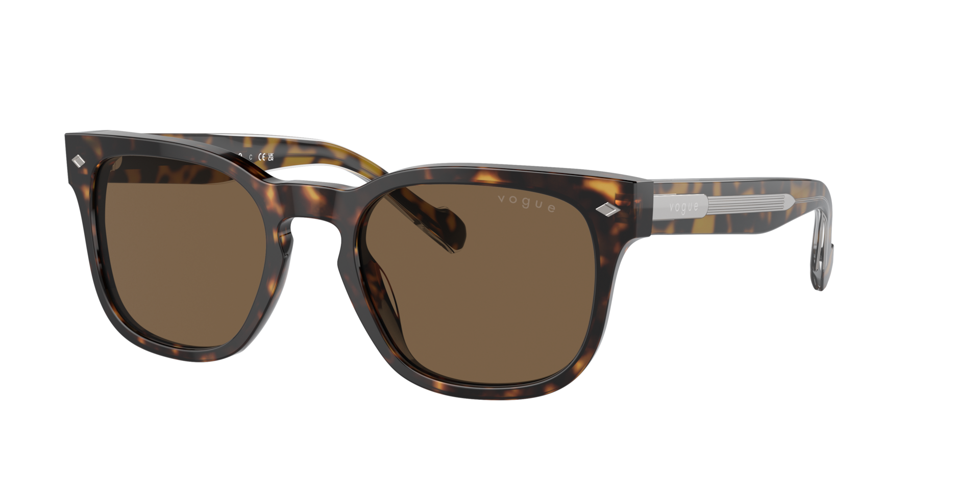 Vogue Eyewear Man Sunglass VO5571S -  Frame color: Dark Havana, Lens color: Dark Brown