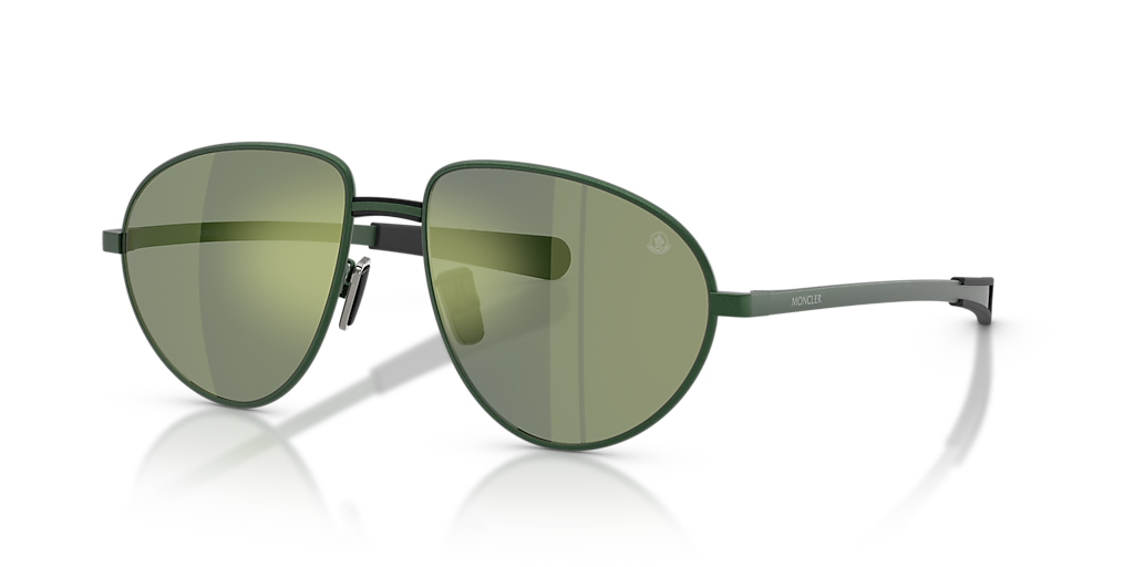 Moncler ME4009 VIZLA L (55 - 16) com Lentes Verde e Armação Verde