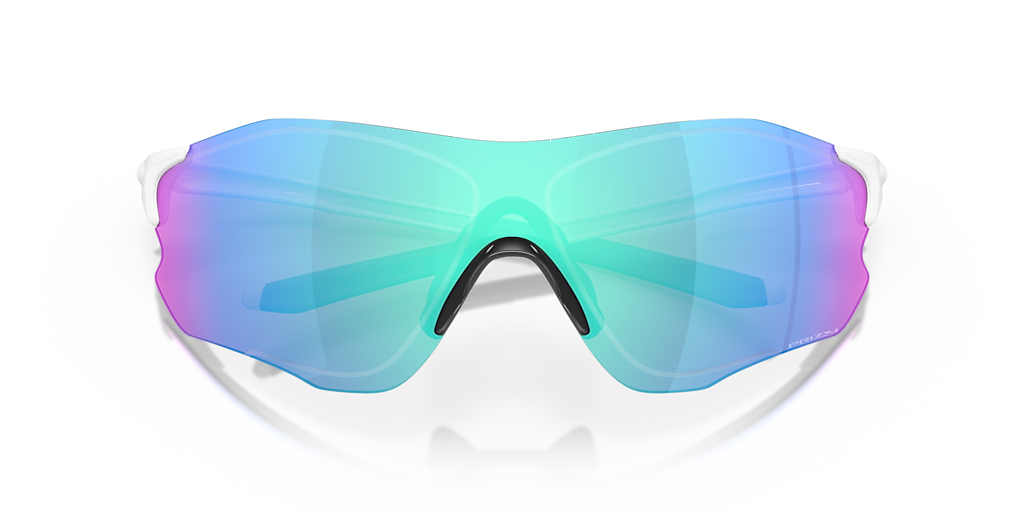 ジャンク。OAKRAY EV ZERO 青色レンズ ホワイトフレーム Oakley EVZero™ Path® (Low Bridge Fit) L (0 - 138) with Blue lenses