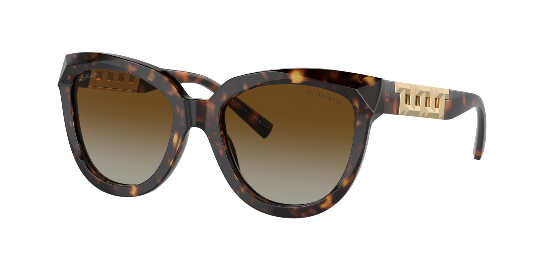 Tiffany & Co. Woman Sunglass TF4215 -  Frame color: Havana, Lens color: Polarized Brown Gradient