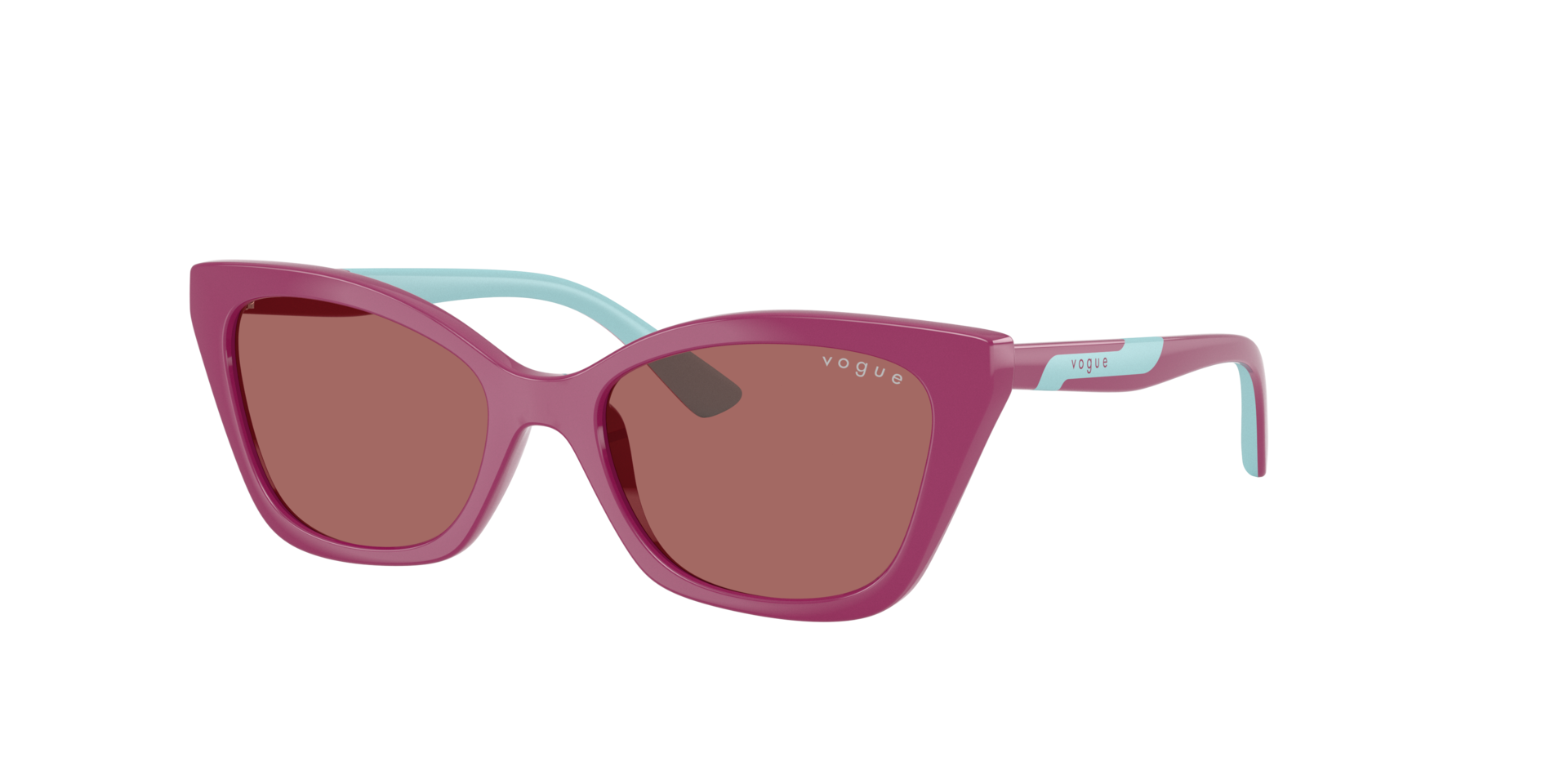 Vogue Eyewear Purple Vj2020 321169 Kid Sunglasses Injected Violet Violet Cat Eye Normal - Image 2