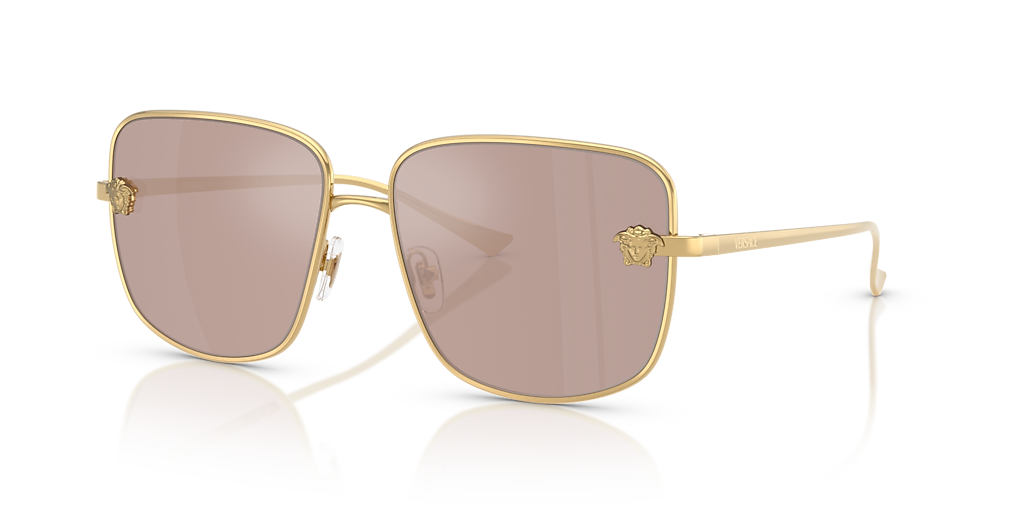 Versace VE2282 XL (59 - 15) with Pink lenses and Gold frame