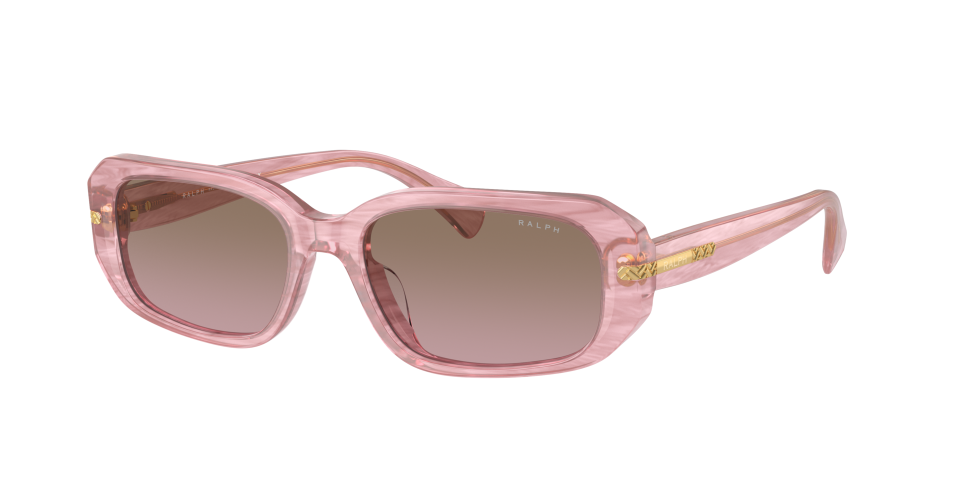 Ralph Woman Sunglass RA5311U - Frame color: Shiny Striped Rose, Lens color: Brown Rose