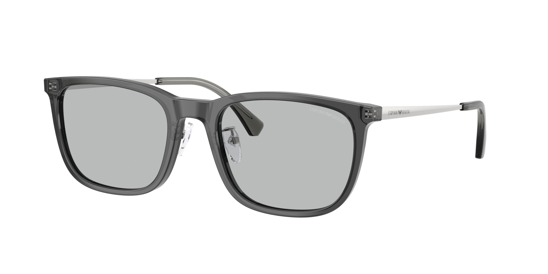 Emporio Armani Man Sunglass EA4275D -  Frame color: Shiny Transparent Grey, Lens color: Light Grey