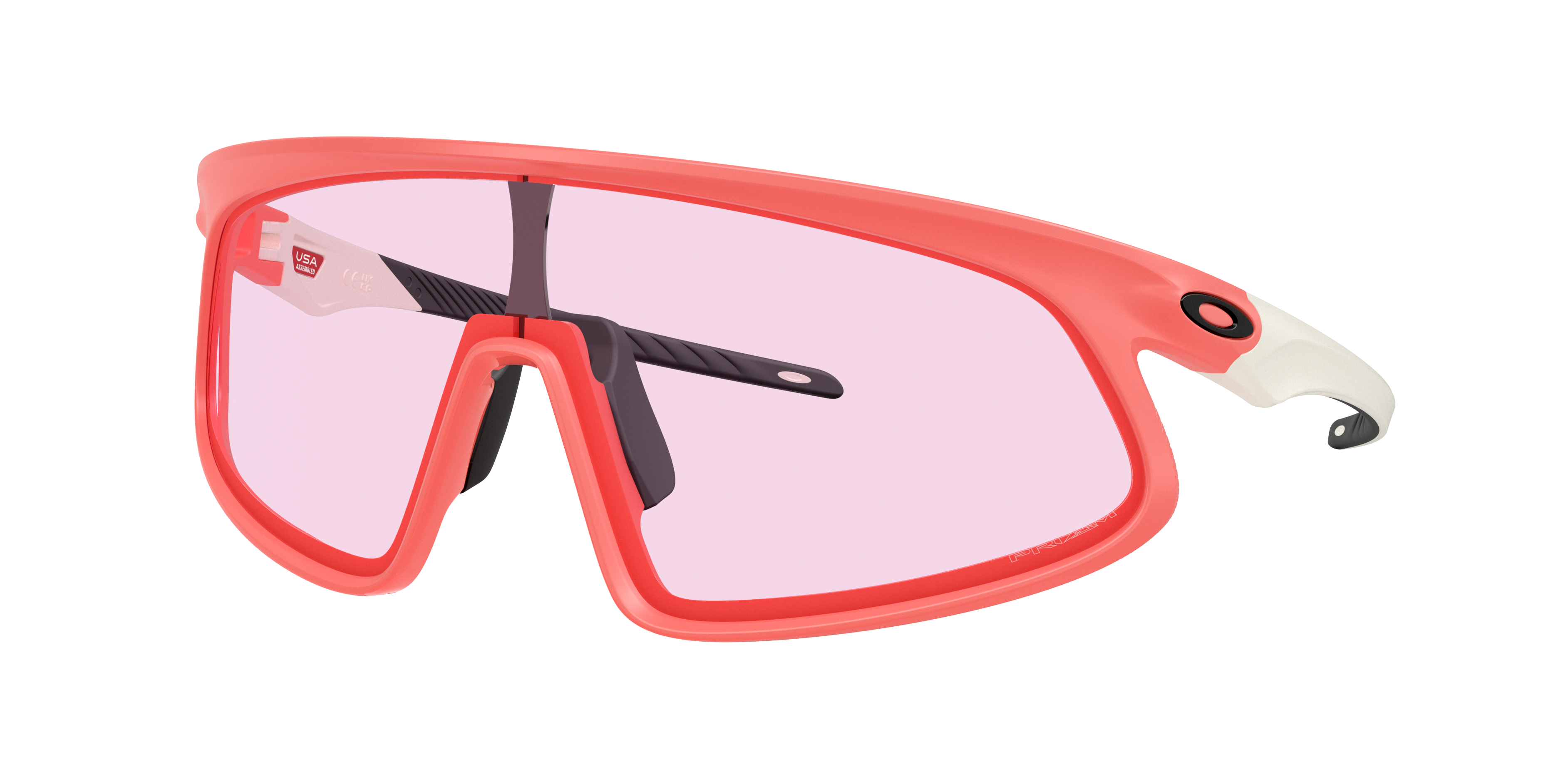 Oakley Unisex Sunglass RSLV Velocity Collection -  Frame color: Muted Metallic Paloma, Lens color: Prizm Low Light
