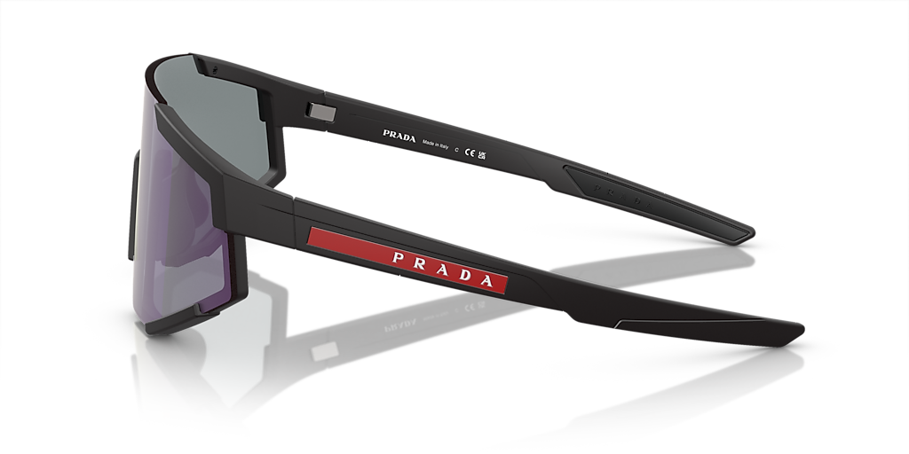 Prada Linea Rossa PS 04WS L (0 - 137) with Blue lenses and Black