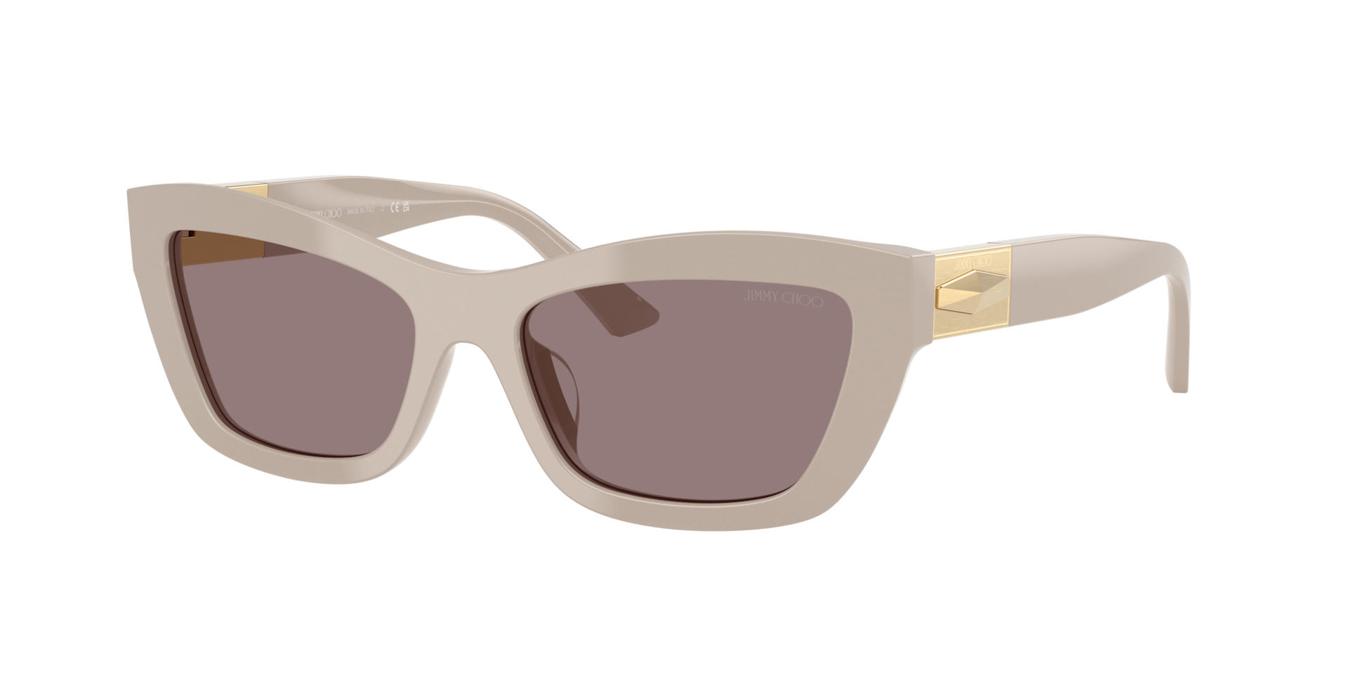 Jimmy Choo Woman Sunglass JC5030U -  Frame color: Ash, Lens color: Purple Brown
