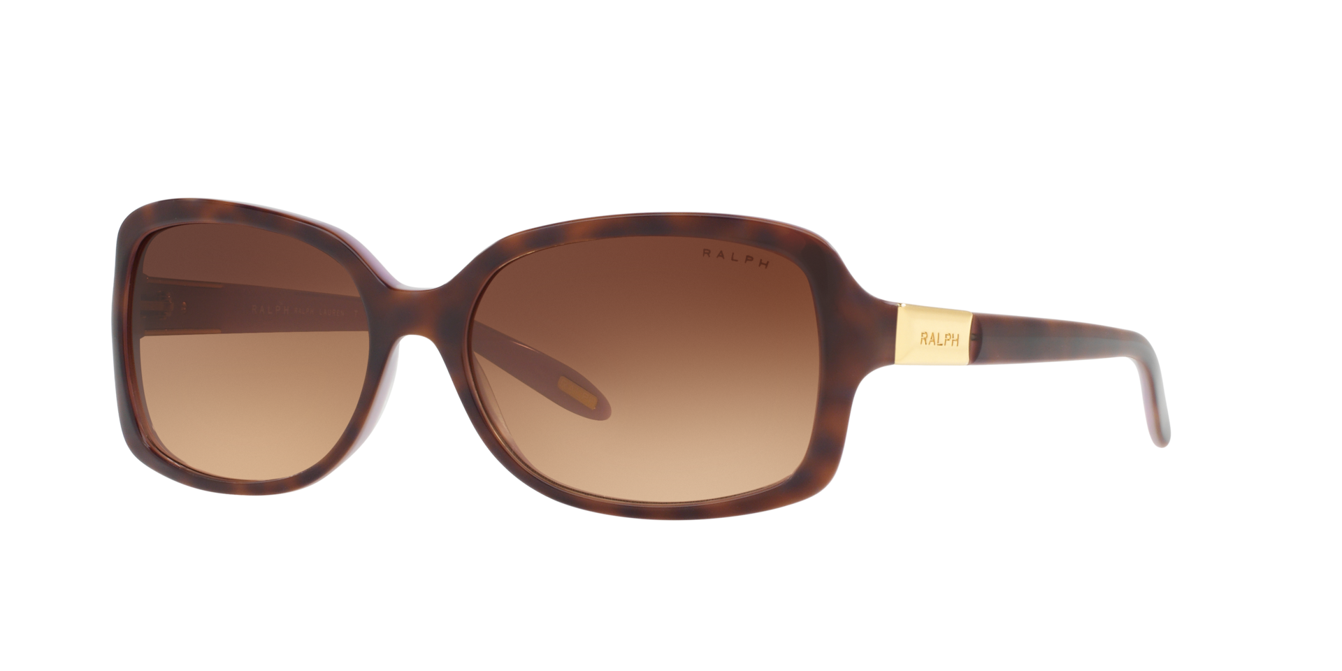 Ralph Woman Sunglass RA5130 Frame color Dark Havana Lens color Gradient Brown