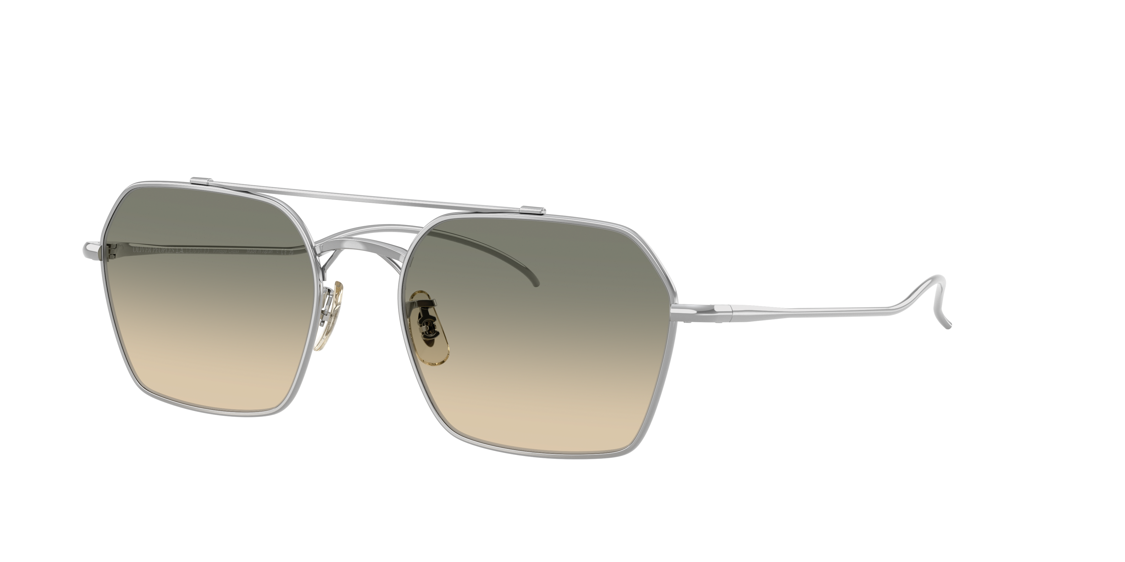 Oliver Peoples Unisex Sunglass OV1365ST TK-15 -  Frame color: Silver, Lens color: Enoki Gradient Wash to Dark