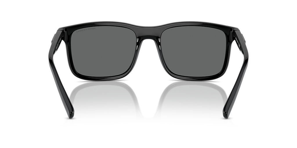 Armani Exchange AX4145S XXL (57 - 19) with Grey lenses and Black