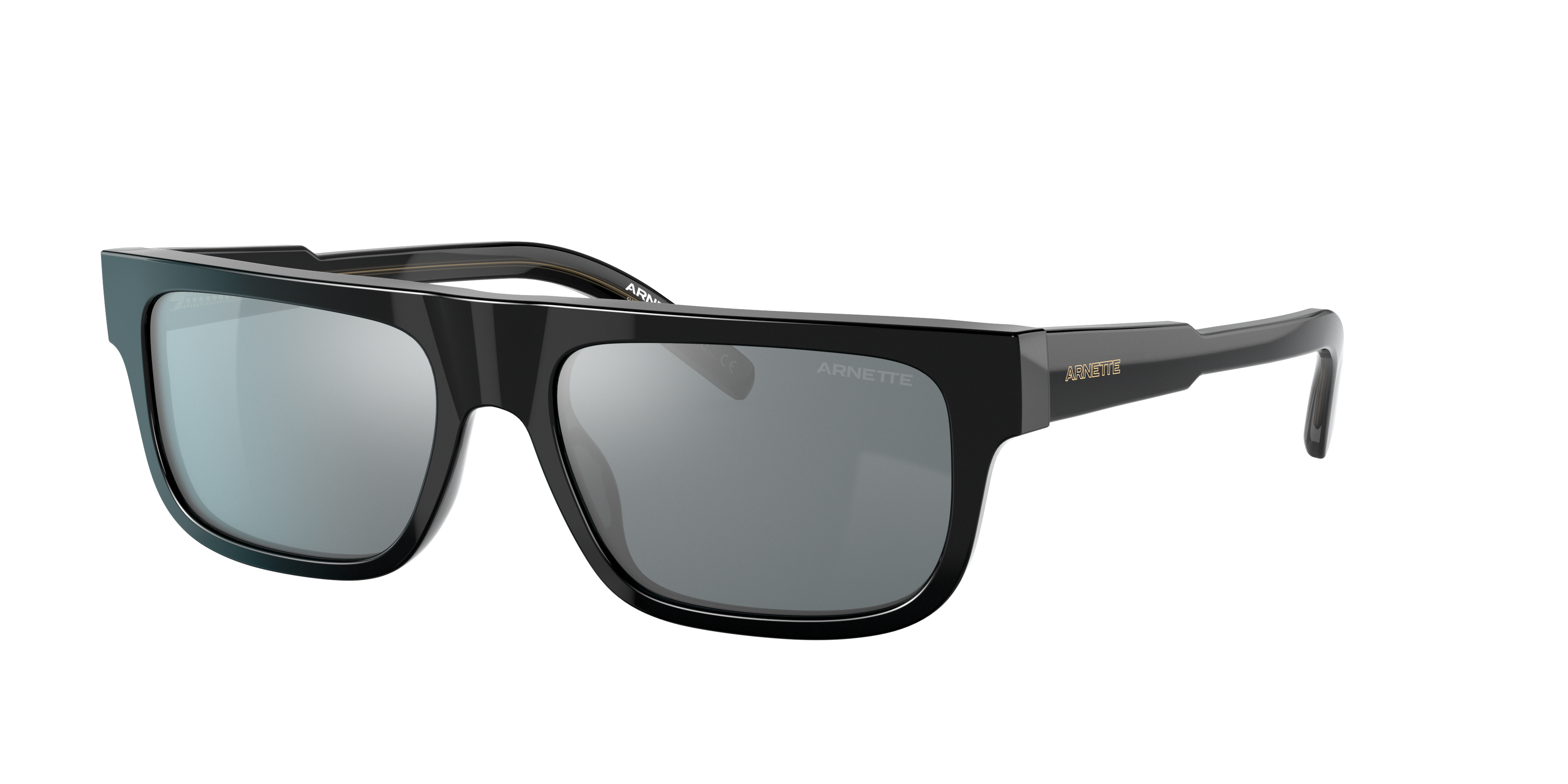 Arnette Man Sunglass Gothboy -  Frame color: Black, Lens color: Grey Mirror Black