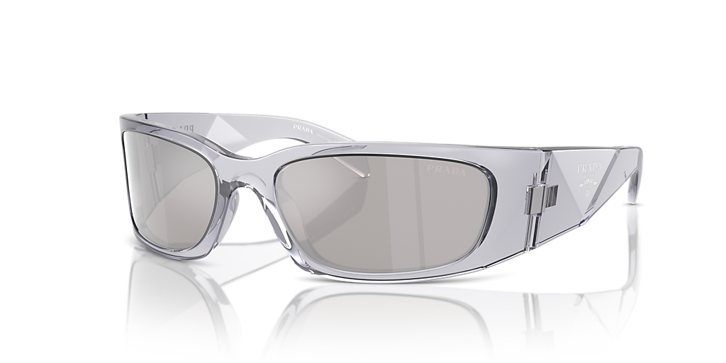 Prada PR A19S L (60 - 18) with Silver lenses and Grey frame