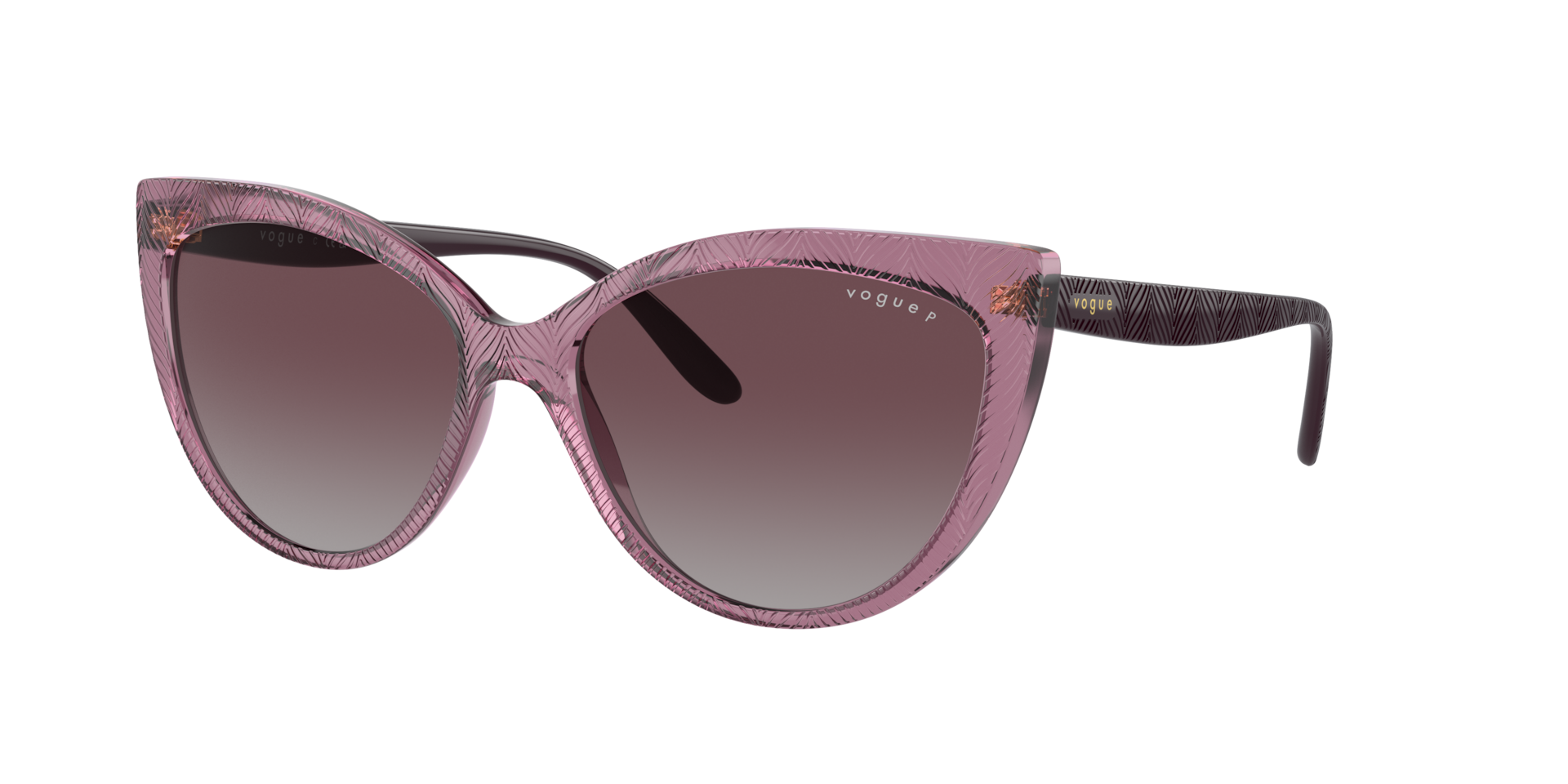 Vogue Eyewear Femme Sunglass VO5484S - Couleur du Monture Transparent Pourpre Couleur de Lentille Gris polaris bleu dgrad 56 €
