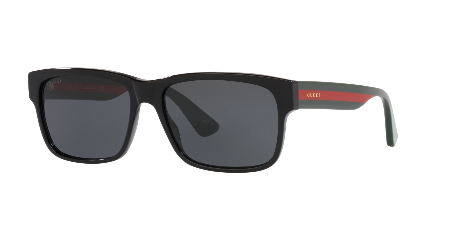Gucci GG0340S XL (58 - 17) with Grey lenses and Black frame
