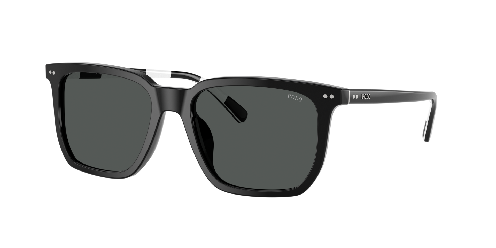 Polo Ralph Lauren Man Sunglass PH4224U -  Frame color: Shiny Black, Lens color: Dark Grey