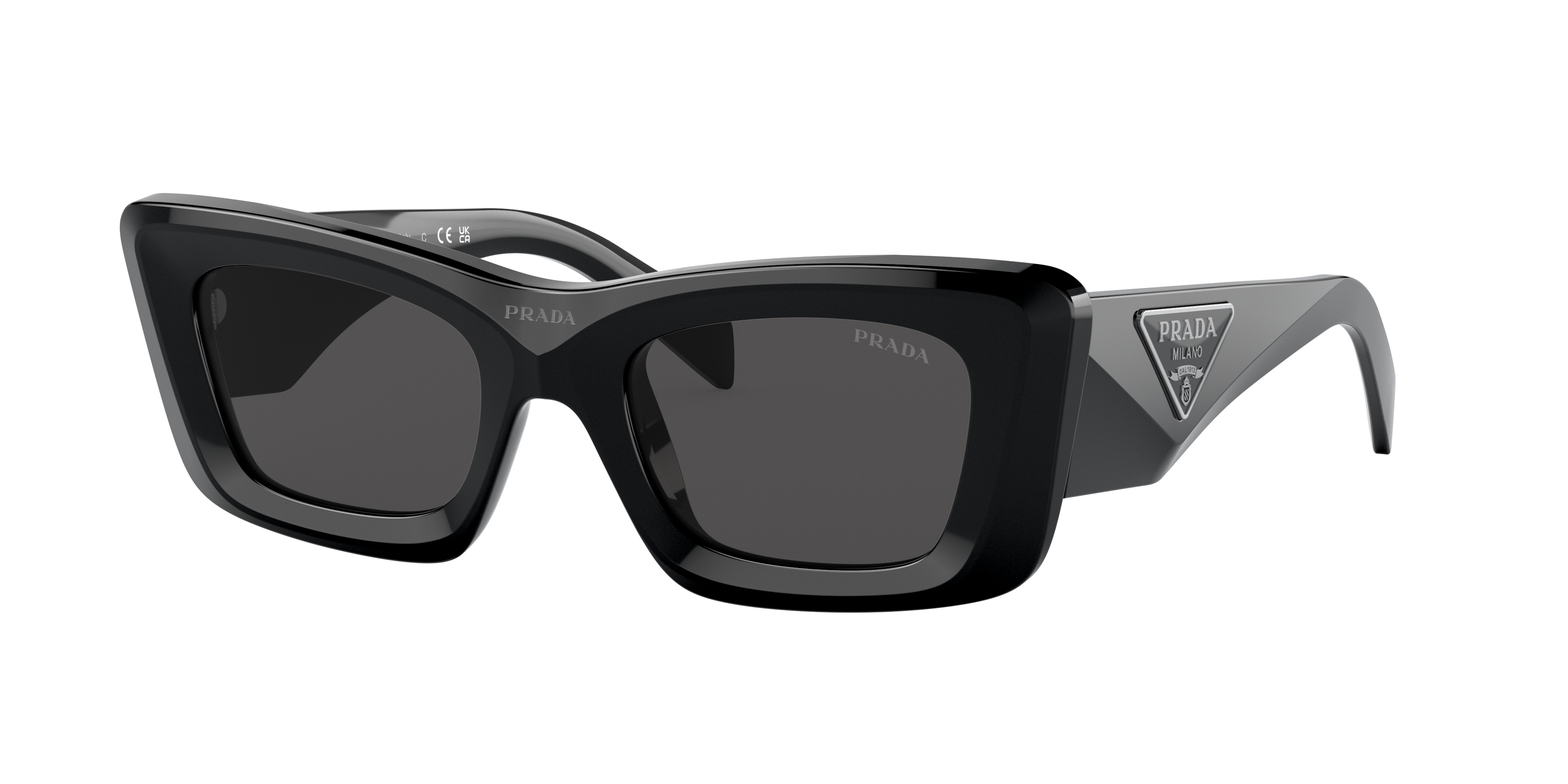 Prada PR 13ZS M (50 - 21) with Grey lenses and Black frame