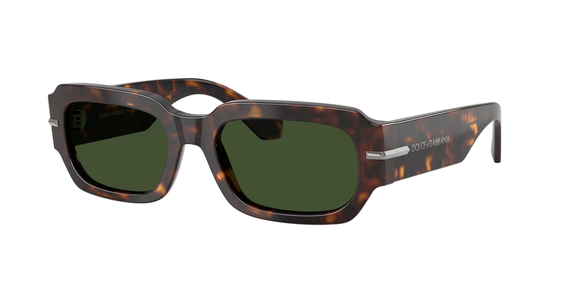 DolceGabbana Homme Sunglass DG4485 - Couleur du Monture Havana Couleur de Lentille Vert fonc 245 €