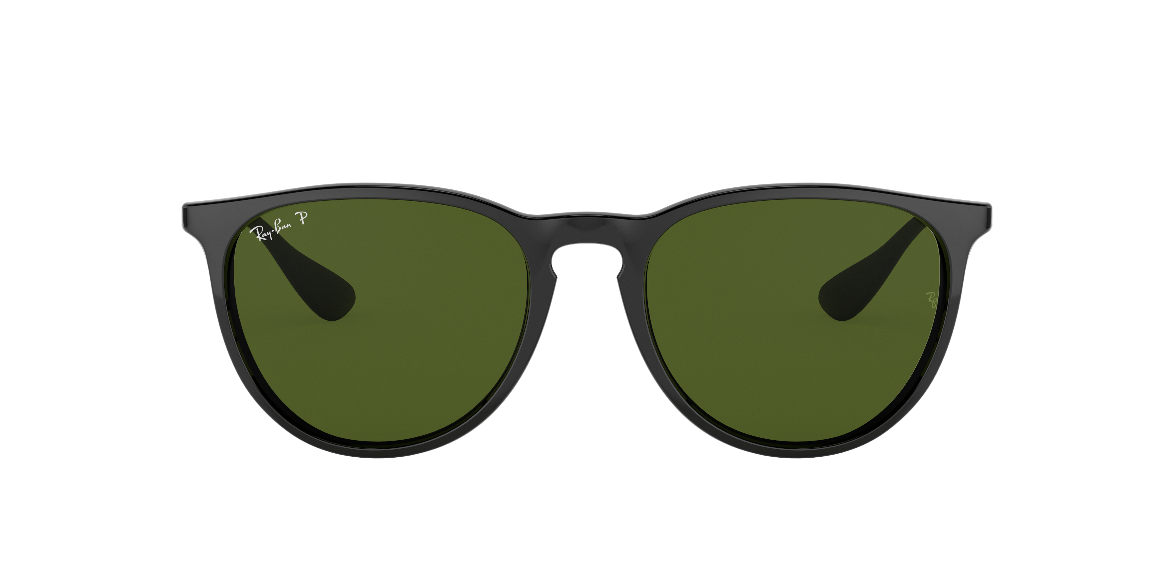Ray-Ban Erika Classic M (54 - 18) with Green lenses and Black