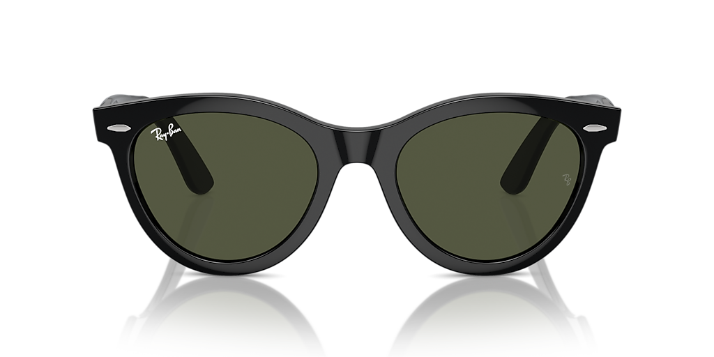 Ray-Ban Wayfarer Way XL (54 - 21) with Green lenses and Black