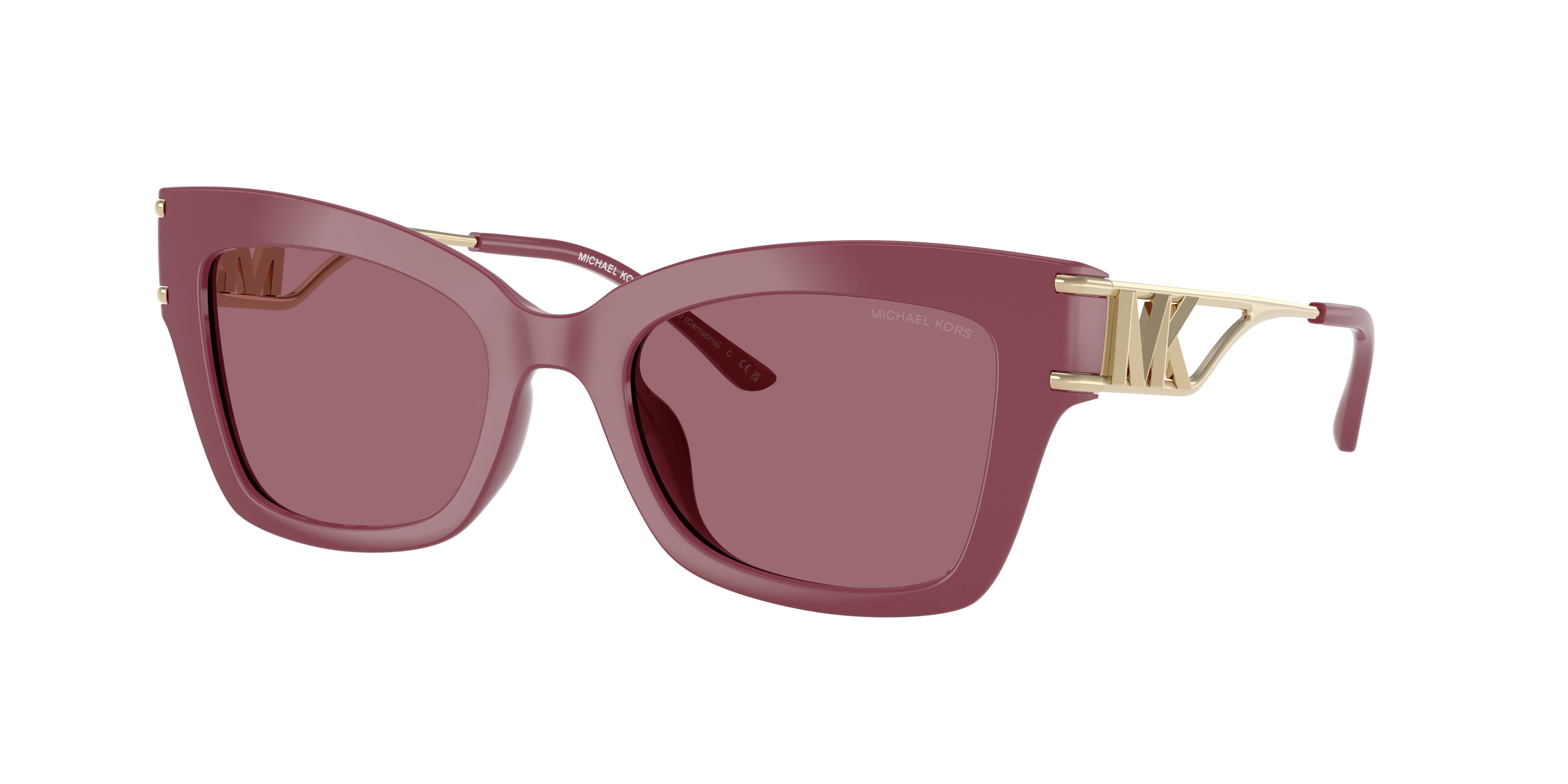 Michael Kors Woman Sunglass Cantabria -  Frame color: Mulberry, Lens color: Mulberry Solid