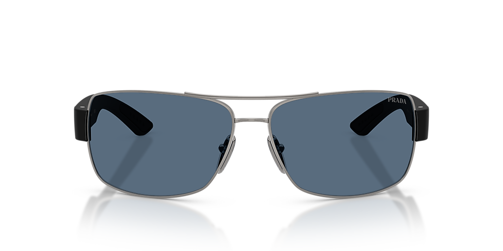 Prada Linea Rossa PS B52S XXL (65 - 14) with Blue lenses and Grey