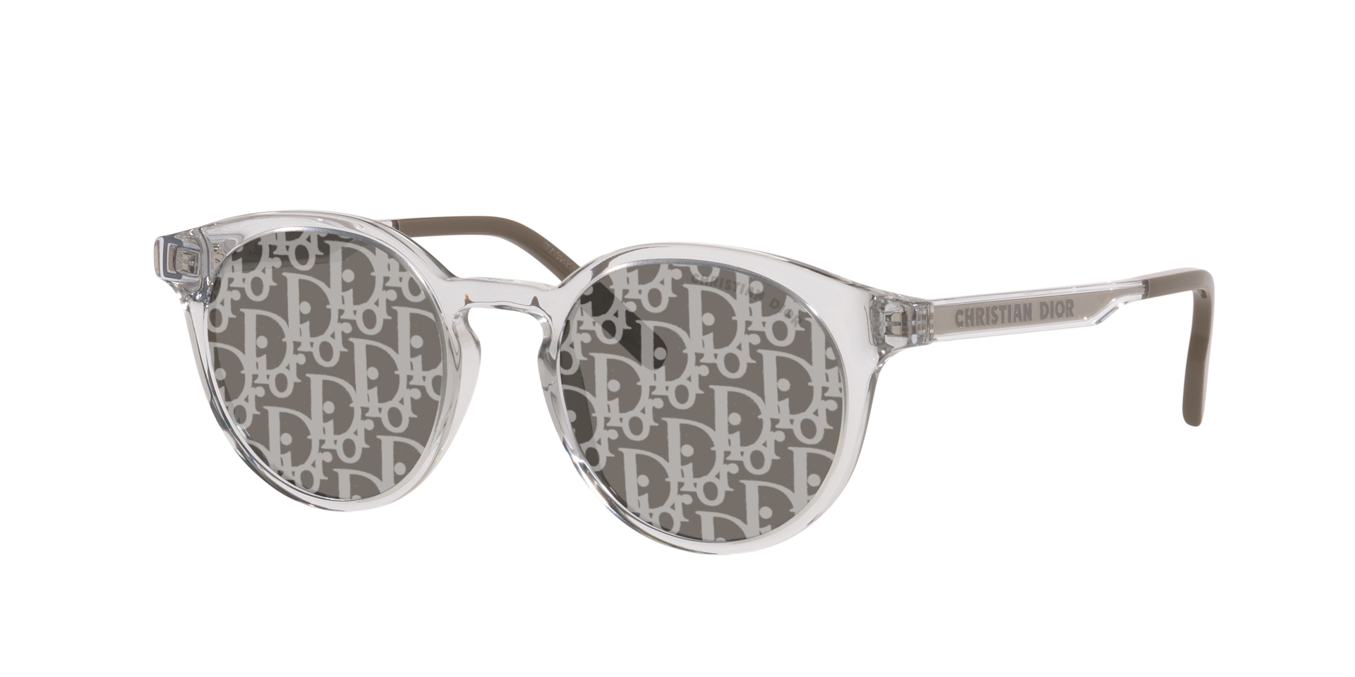 DIOR Man Sunglass Diortag R1I -  Frame color: Grey, Lens color: Silver Mirror