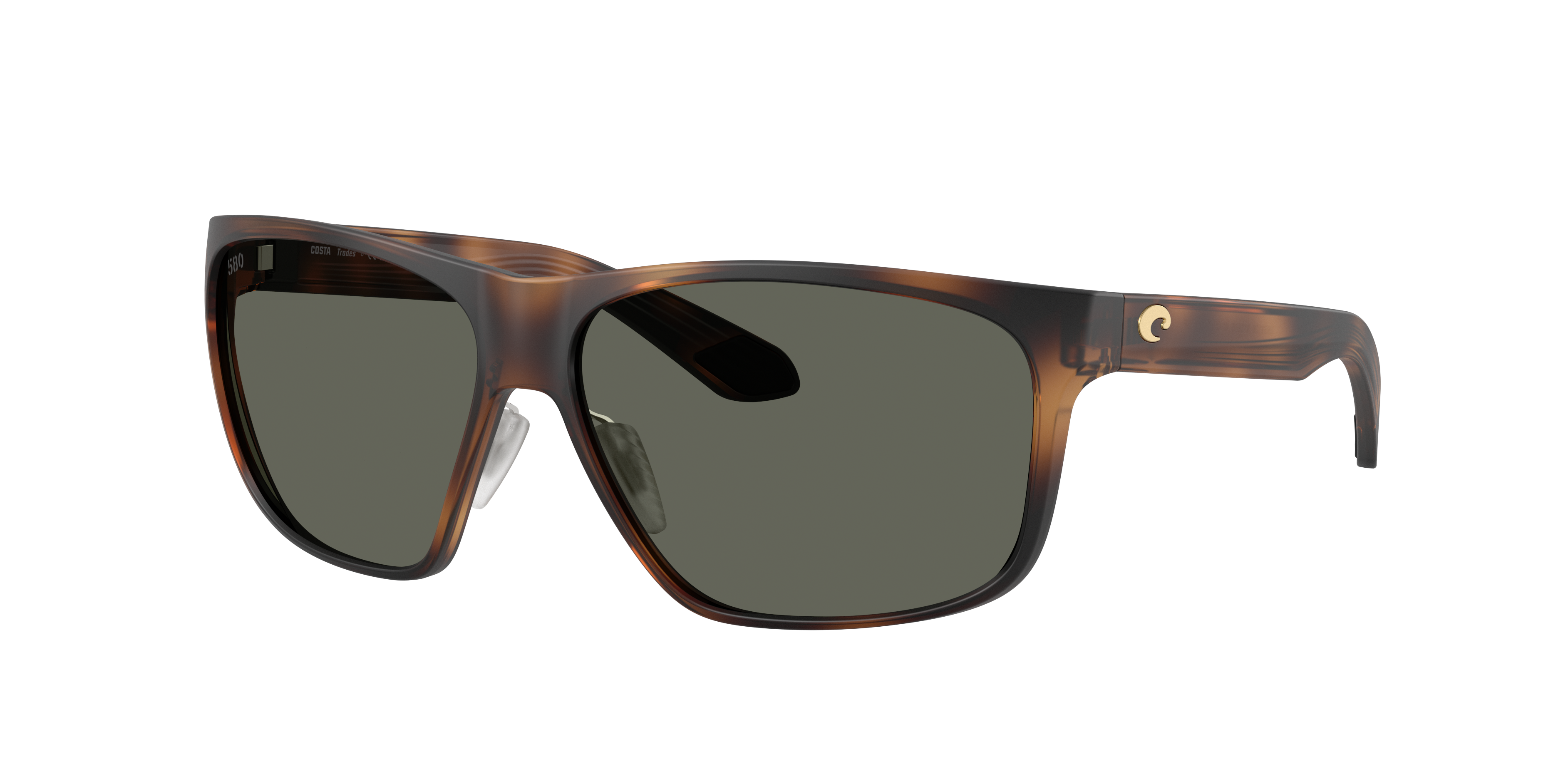 Costa Man Sunglass Trades -  Frame color: Matte Tortoise, Lens color: Gray