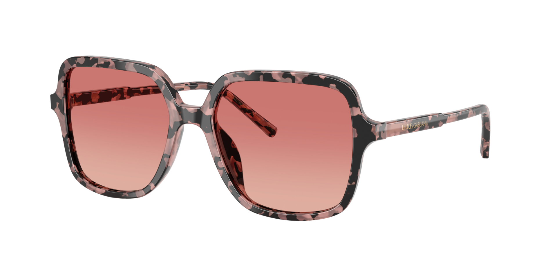 Dolce&Gabbana Mujer Rosa Y Rojo Degradado Sunglass Dg4539 - Color Del Marco: Habana Rosa, Color De La Lente: