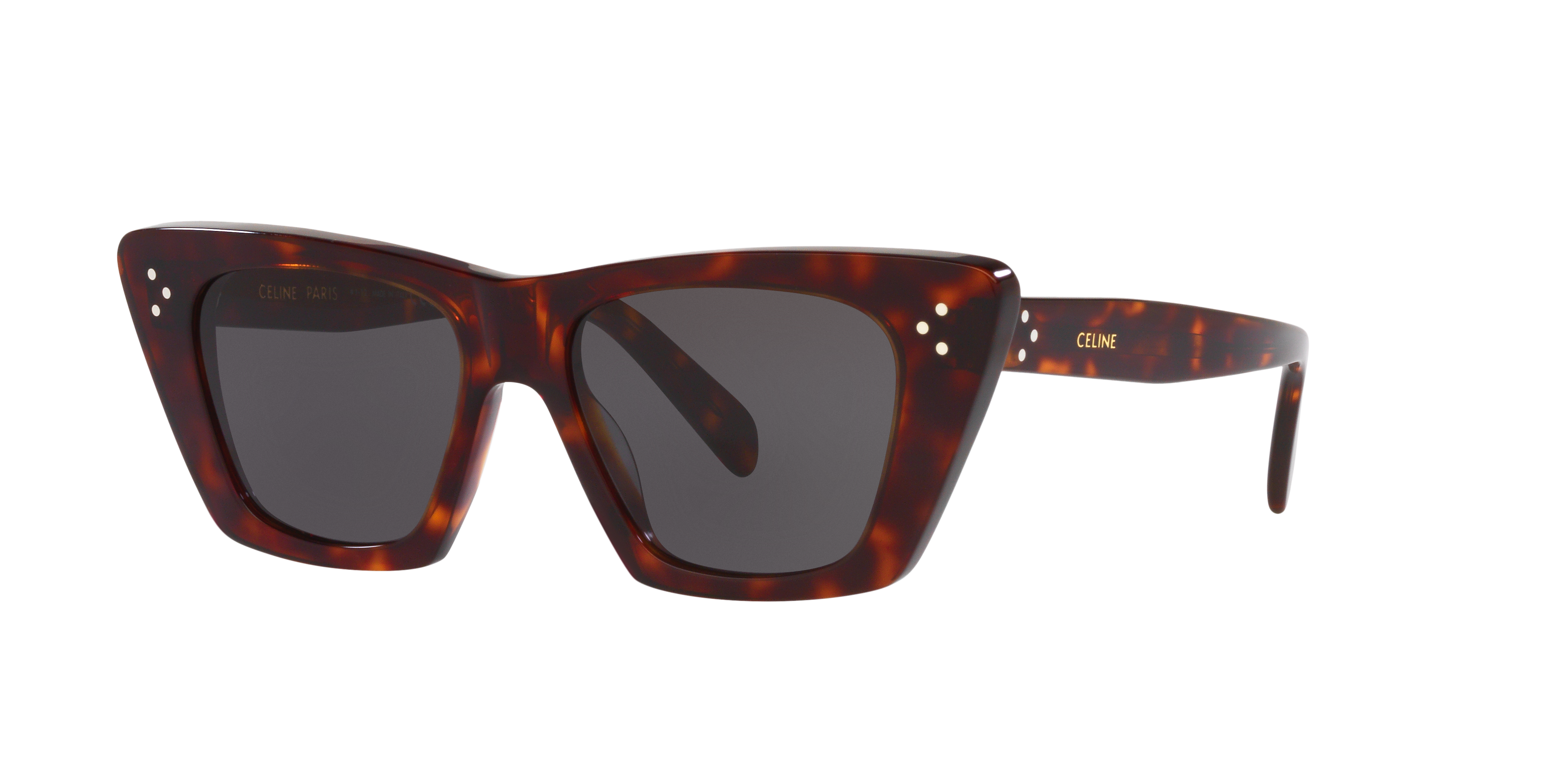 Celine CL40187I XXS (51 - 16) with Grey lenses and Brown frame