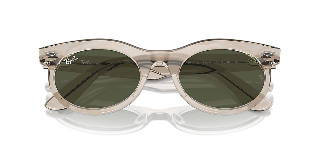 Ray-Ban Wayfarer Oval Change L (53 - 22) with Green lenses and