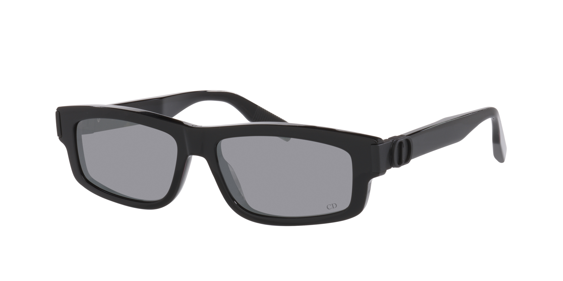 DIOR Man Sunglass CDICON S2I -  Frame color: Black, Lens color: Silver Mirror