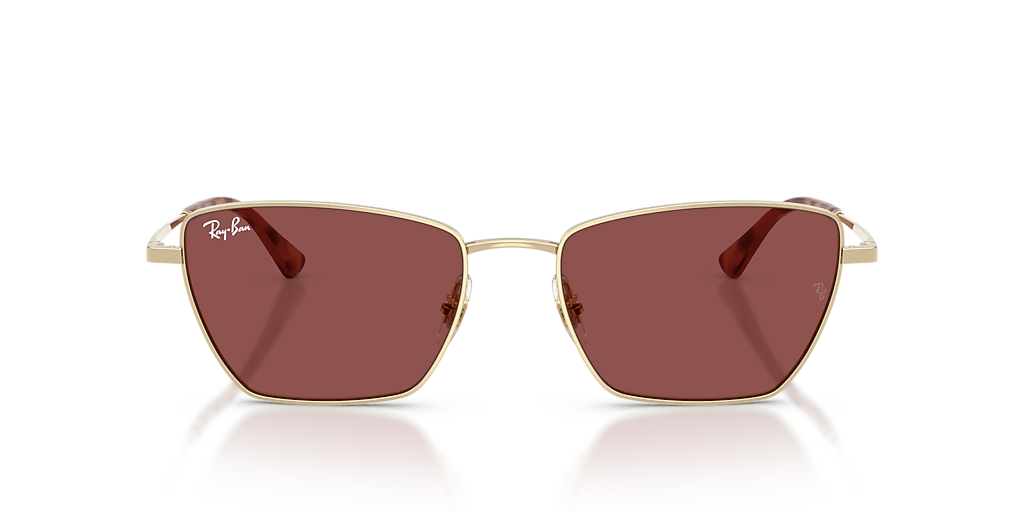 Ray-Ban Drea Bio-Based XXL (56 - 18) with Violet lenses and Gold