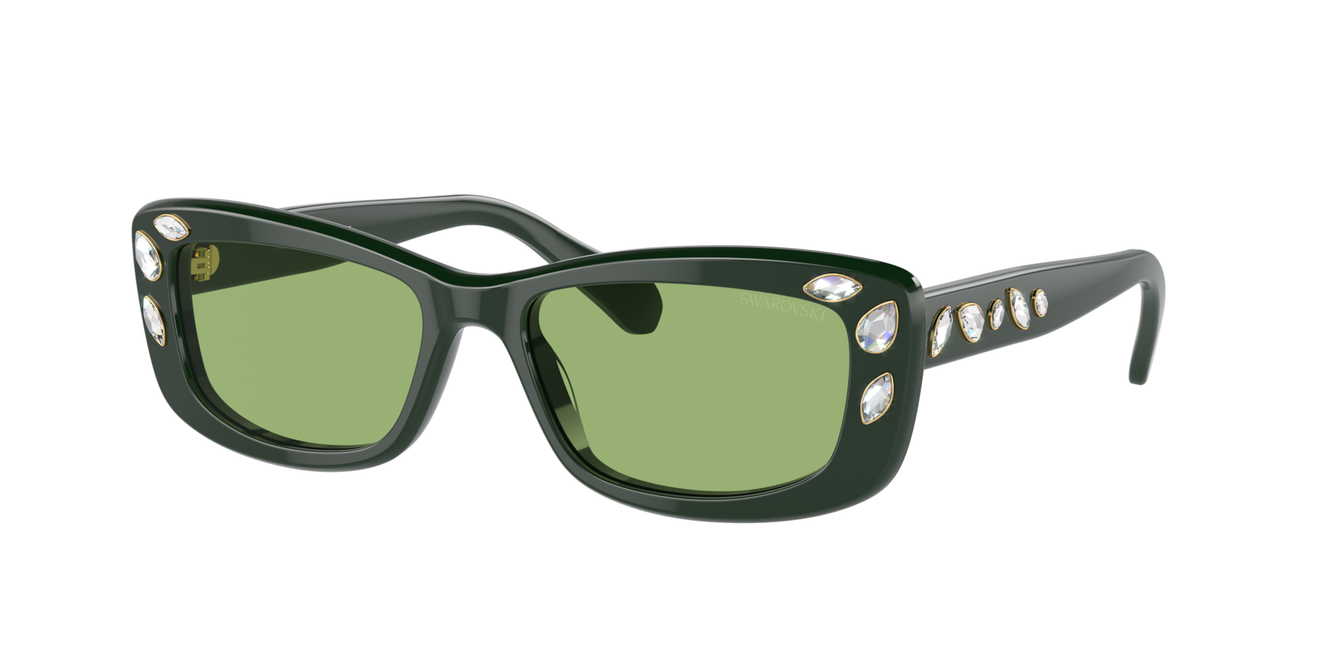 Swarovski SK6008 S (54 - 17) with Green lenses and Green frame