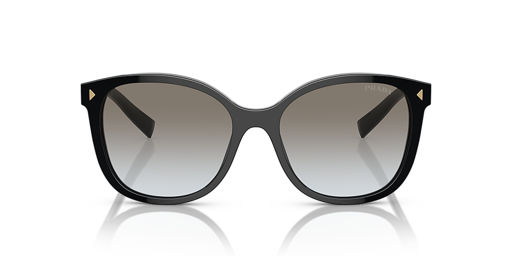 Prada PR 22ZS S (53 - 17) with Grey lenses and Black frame