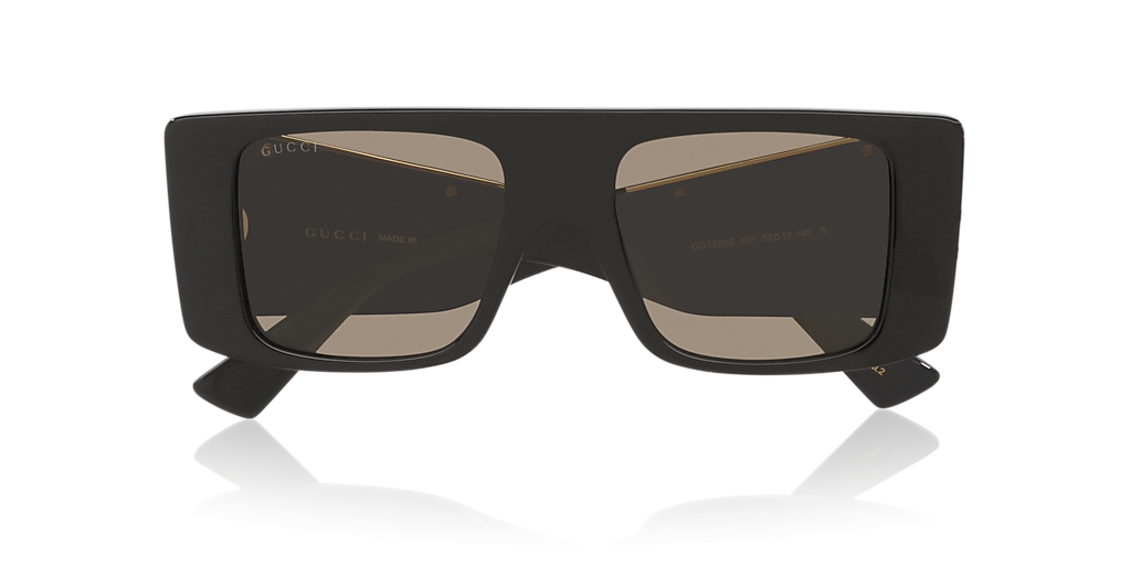 Gucci GG1888S XS (50 - 18) with Brown lenses and Black frame