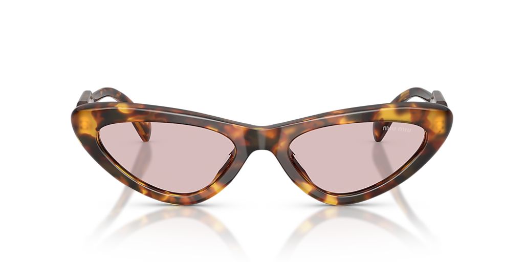 Miu Miu MU B11SU L (55 - 19) with Pink lenses and Tortoise frame