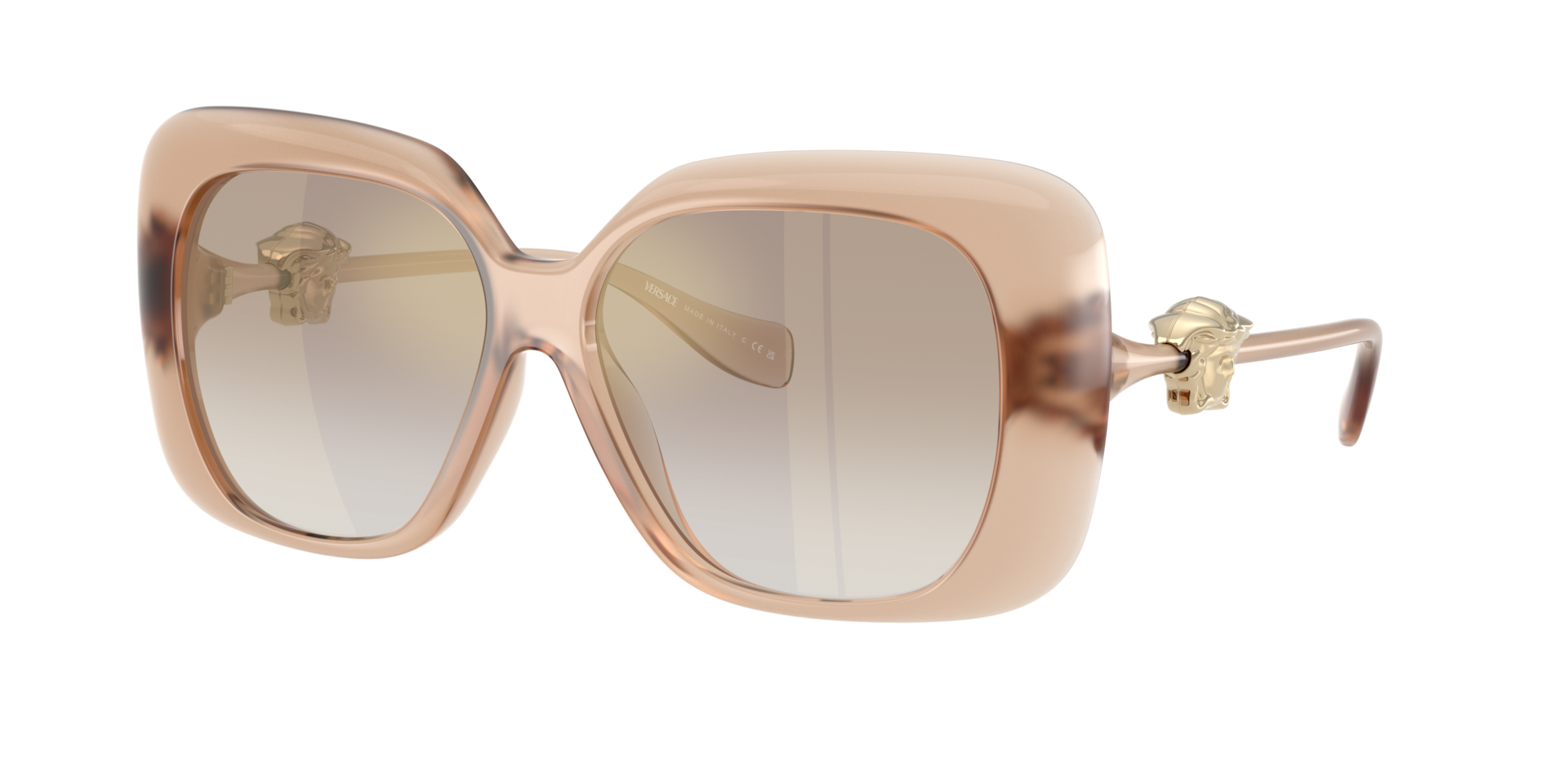 Versace Woman Sunglass VE4499U -  Frame color: Opal Rose, Lens color: Gradient Brown Mirror Gold