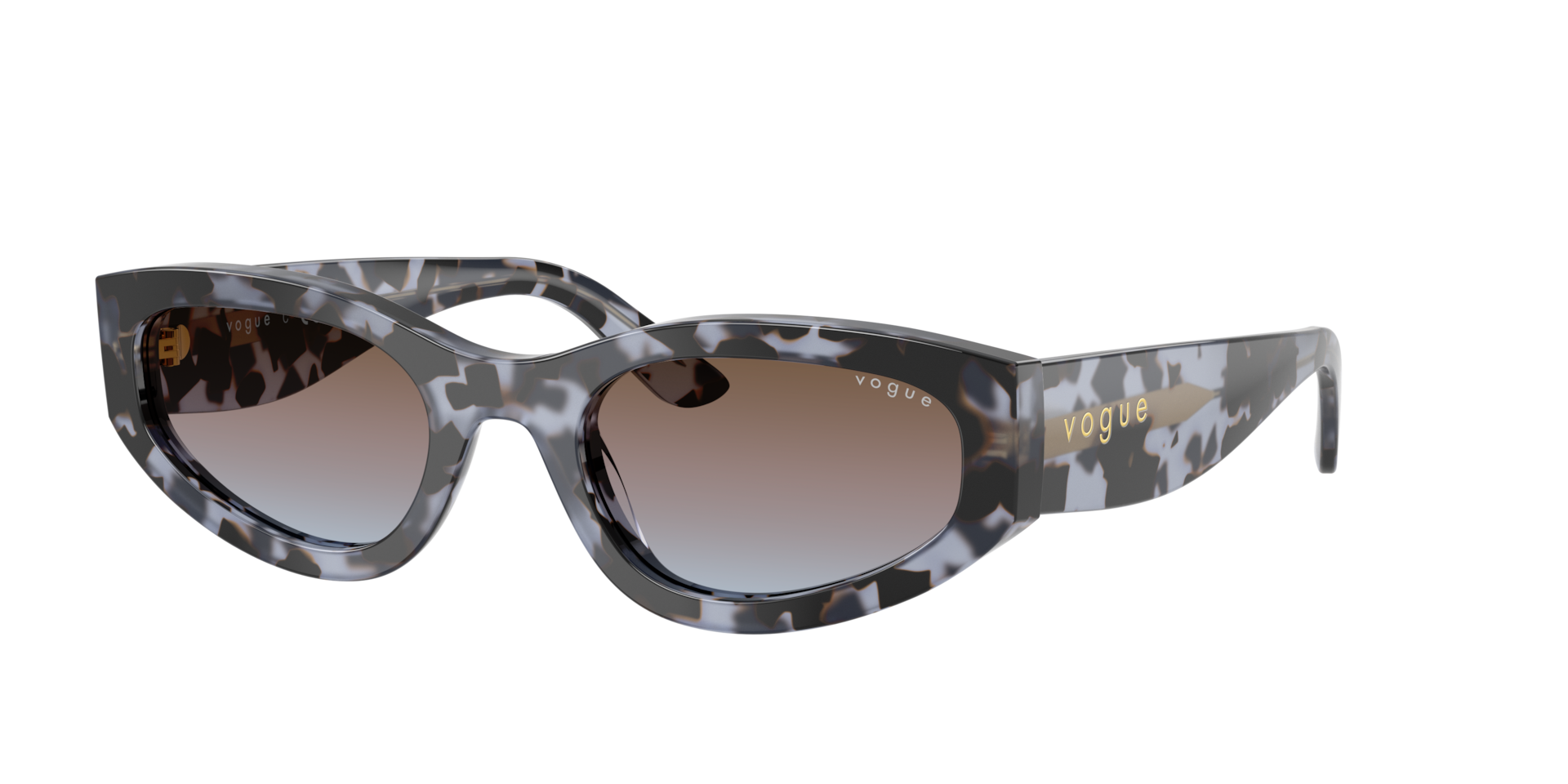Vogue Eyewear Blue Woman Vo5585s 314748 Sunglasses Acetate Geometric Normal Shaded - Image 2