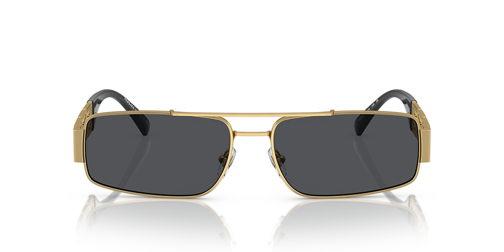 Versace VE2257 XL (60 - 16) with Grey lenses and Gold frame