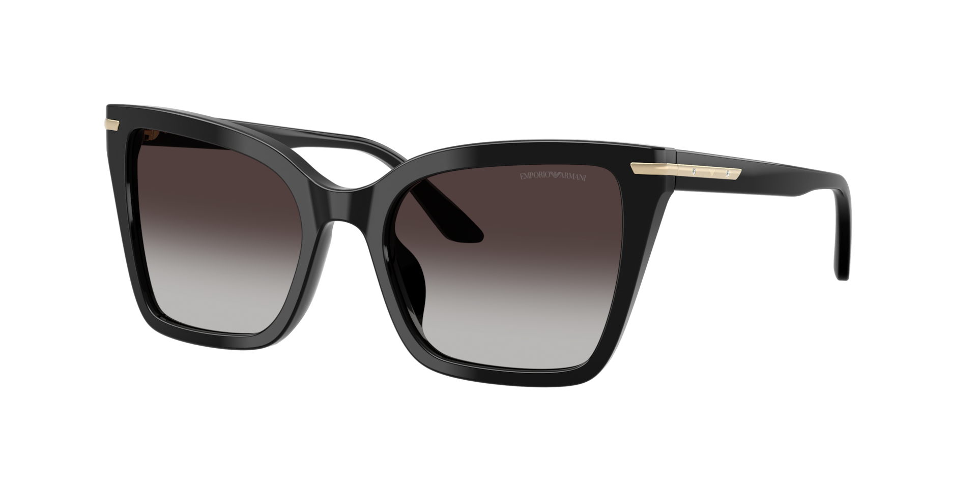Emporio Armani Woman Sunglass EA4273BU -  Frame color: Shiny Black, Lens color: Grey Gradient