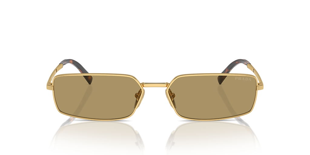 Prada PR A60S XL (59 - 16) with Green lenses and Gold frame